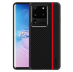 Чохол Primo Cenmaso для Samsung Galaxy S20 Ultra (SM-G988) - Black&Red