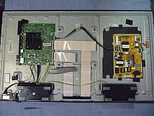 Плати від LED TV Samsung UE40MU6100UXUA по блоках (розбита матриця).