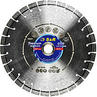 Алмазний диск по армованому бетону S&R Premium Segment 230 мм
