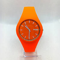 Часы женские наручные Skmei 9068 (Скмеи), цвет оранжевый ( код: IBW325J )