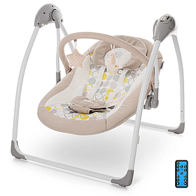 Колиска-гойдалка електрична EL Camino ME 1047 AIRY BEIGE, в коробці