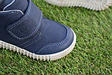 Дитячі черевики хайтопи для хлопчика темно сині р21-24, фото 3