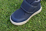 Дитячі черевики хайтопи для хлопчика темно сині р21-24, фото 4