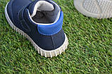 Дитячі черевики хайтопи для хлопчика темно сині р21-24, фото 6