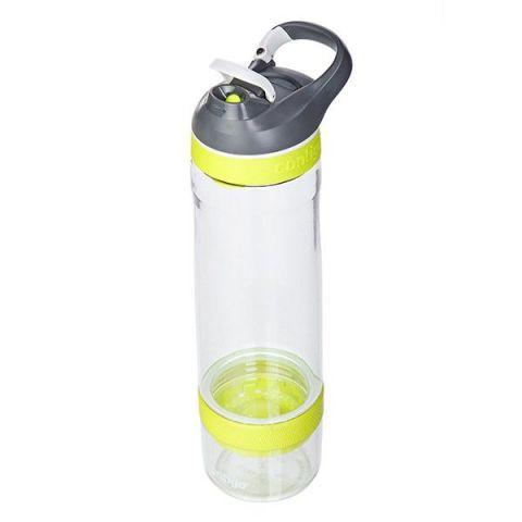 Пляшка для води та напоїв Сontigo Cortland Infuser 770 мл Прозора/Салатова (2095015)