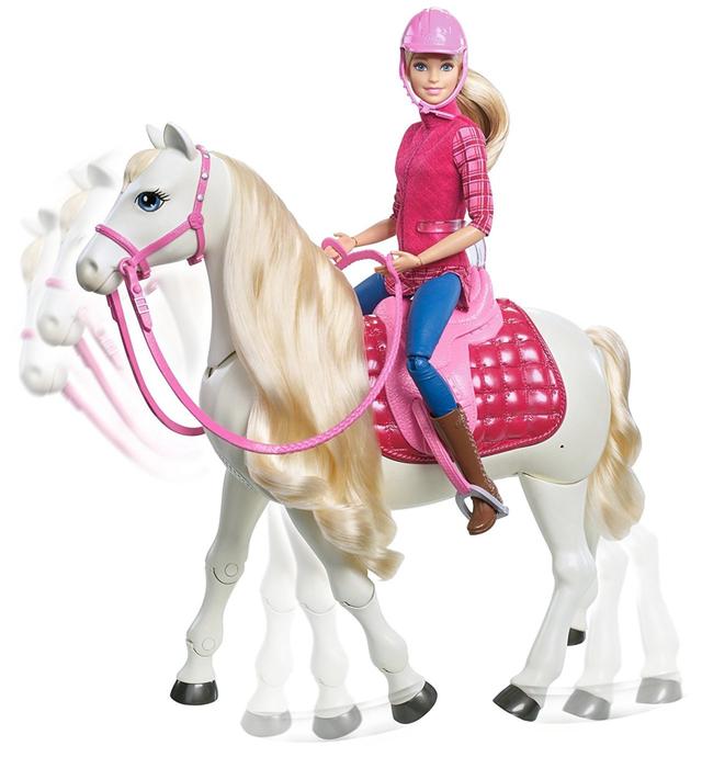 Barbie Лялька Вершниця - Dream Horse (Барбі — лялька : наїзниця і інтерактивна танцюючий кінь FRV36)