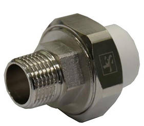 Згін-американка PP-R SANTAN із зовнішньою різзю посилений