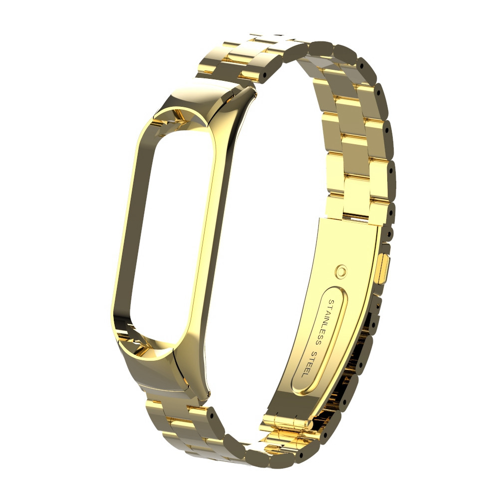 Ремінець для фітнес-браслета Xiaomi Mi Band 3 і 4 Bead design Gold