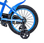 Велосипед 16 "Scale Sports" Синій T13, Ручний і Дисковий Гальмо, фото 4