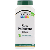 Saw Palmetto 450 мг 21st Century 200 капсул