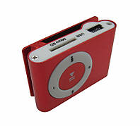 MP3 плеєр кліпса Aluminum Player TY33195 Червоний