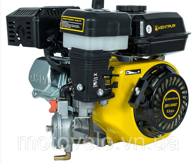 Двигун мультипаливний (газ/бензин) "Кентавр" ДВЗ-200БГ (під шпонку, вал 19,05мм, 6,5 к.с.)