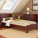 Ліжко дерев'яне односпальне Венеція Люкс (бук), фото 3