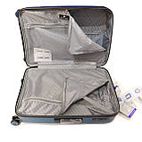 Пластикова валіза Snowball, на 4 колесах, велика, 103 л, бордова, фото 9