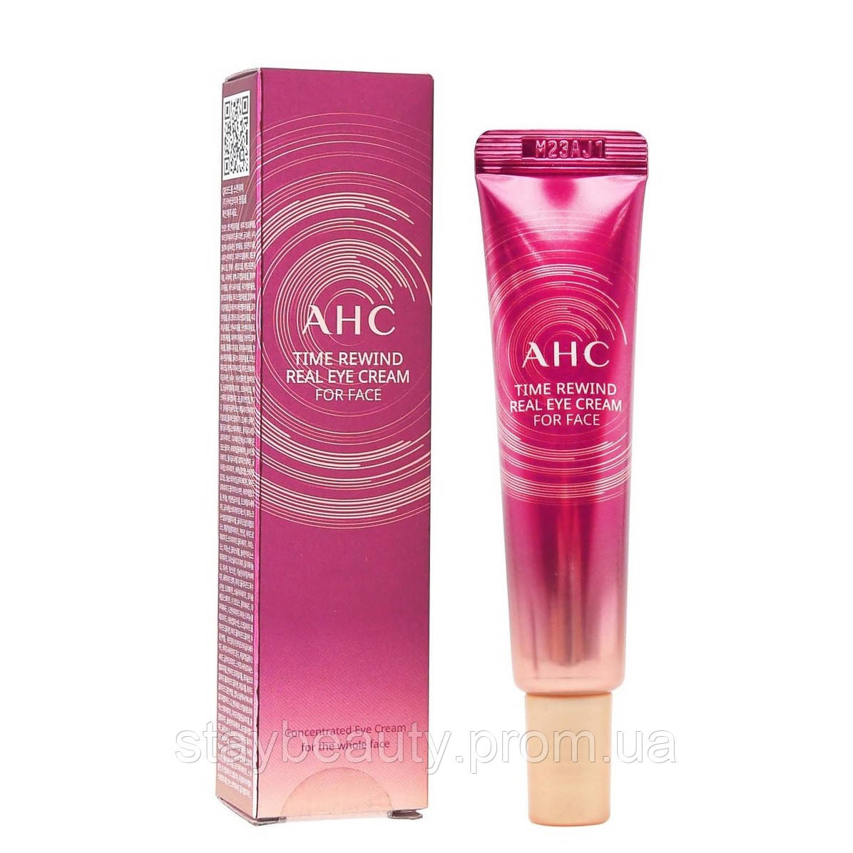 Пептидный антивозрастной крем AHC Time Rewind Real Eye Cream For Face (12 мл) - фото 1 - id-p1264229167