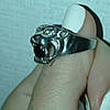 Чоловічий персень зі срібла Тигр, р.21,5, фото 3