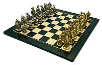 Шахматы Italfama Landsknecht, 40 х 40 см, фигуры цинк, латунь, никель (84M+G10240E)