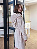 Махровий Халат жіночий короткий Капучино, фото 2