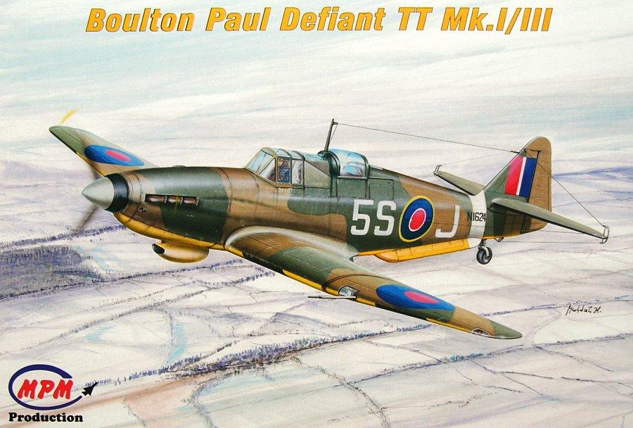 Пластикова модель 1/72 MPM 72552 Британський літак-перехоплювач Boulton Paul Defiant TT Mk.I/II