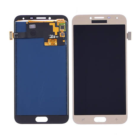 Дисплей (lcd екран) для Samsung J400 Galaxy J4 (2018) із золотистим тачскрином, з регульованим підсвічуванням, фото 2