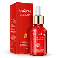 Сироватка ONESPRING Red Pomegranate Fresh для обличчя зволожувальна з гіалуроновою кислотою й екстрактом граната 15