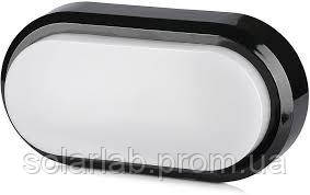 Светильник фасадный LED V-TAC, 8W, SKU-1310, Rectangle Oval Dome, 230V, 6400К, ІР54, черный
