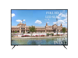 Сучасний Телевізор Liberton 28" FullHD+DVB-T2+USB