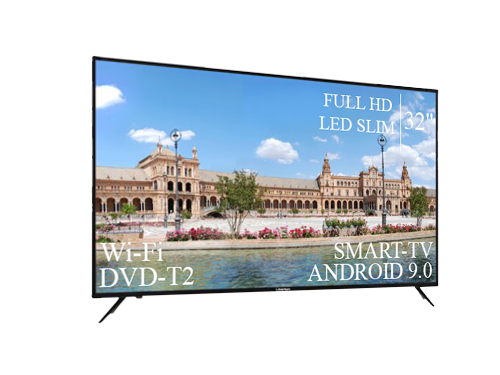 Сучасний Телевізор Liberton 32" Smart-TV+Full HD DVB-T2+USB Android 13.0