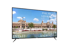 Сучасний Телевізор Liberton 32" Smart-TV+Full HD DVB-T2+USB Android 13.0