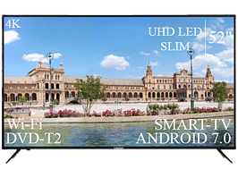 Сучасний Телевізор Liberton 52" Smart-TV+DVB-T2+USB Android 13.0 АДАПТИВНИЙ 4К+UHD