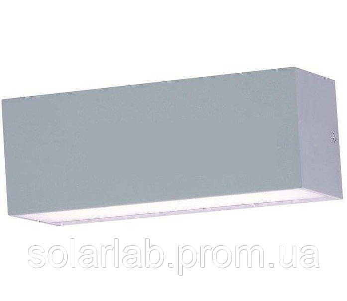 Світильник фасадний LED V-TAC, 12W, SKU-8243, Outdoor Soft Light, 230V, 4000К, ІР54, сірий