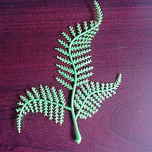 Гілочки папороті маленькі декоративні Розмір 11 см, Паковання 25 шт Колір салатовий