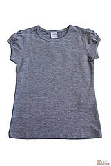 ОПТОМ Футболка кольору сірий меланж для дівчинки (110 см)  Lovetti 2125000686844