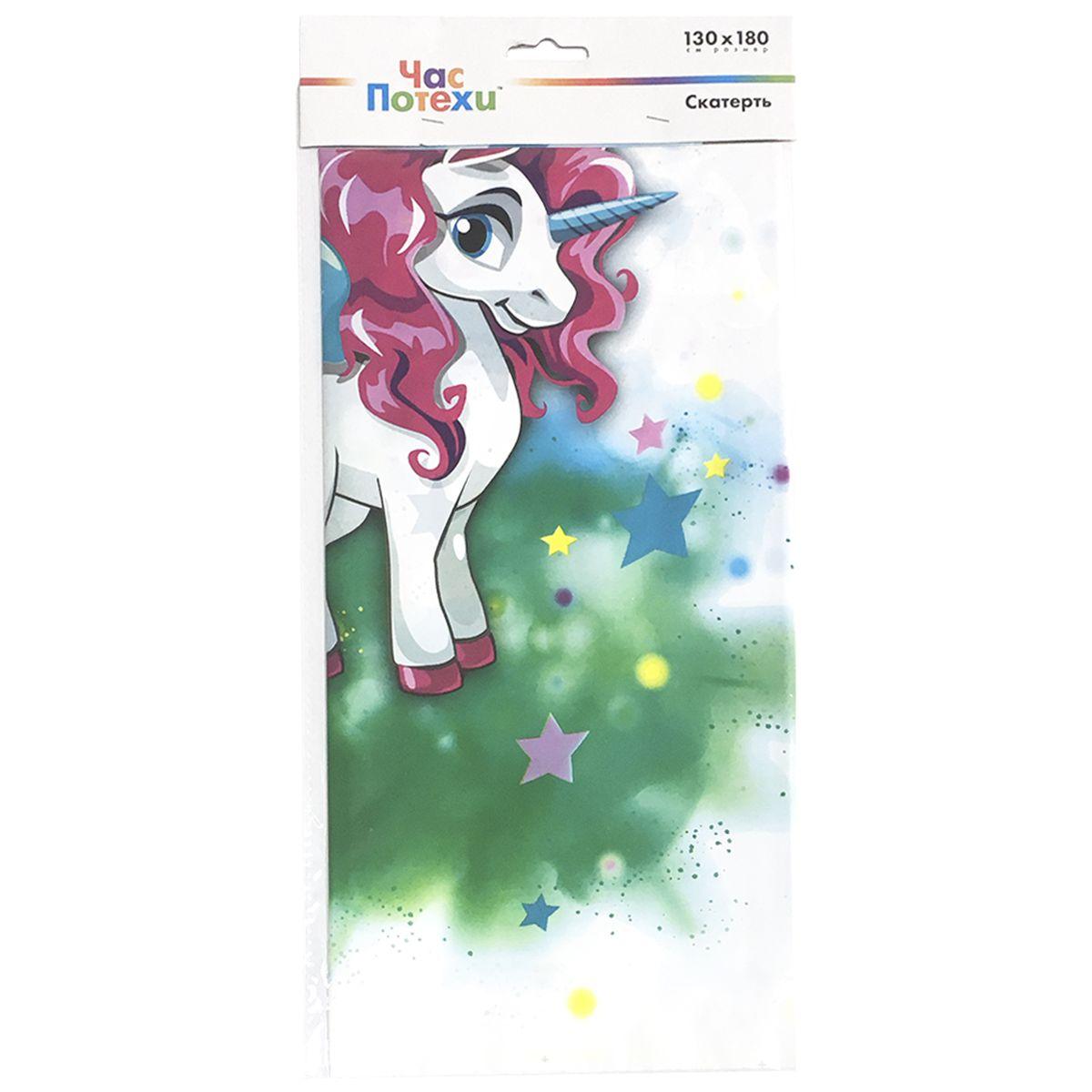 Скатертина стиль "Єдиноріг", 180*130 см, Скатерть "Единорог" 1502-4302, фото 1