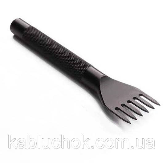 Пробійник кроковий Ромб із кроком 4 мм 6 зубців, фото 1