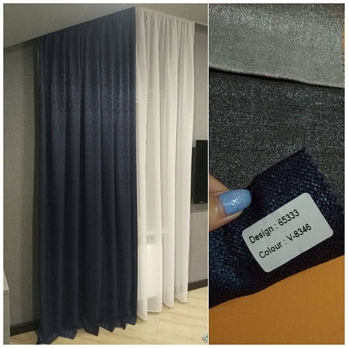 Ткань для шторы с зигзагом Vegas. Турецкая вискозная ткань для штор ...