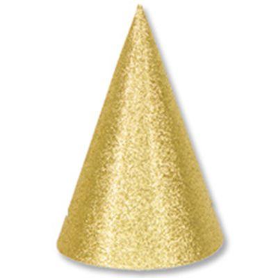 Ковпак стиль "Однотонний Блиск", золотий, 6 шт, Набор колпачков "Золотой Блеск" 1501-4265, фото 1