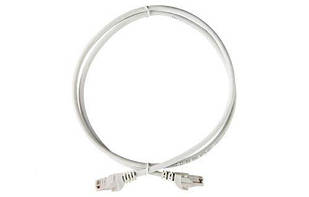 ITK Комутаційний шнур (патч-корд), кат.6 UTP, LSZH, 1 м, сірий