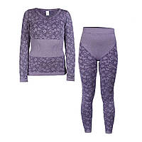 Жіноча термобілизна Фіолетова, зимова термобілизна для жінок для повсякденного носіння з доставкою