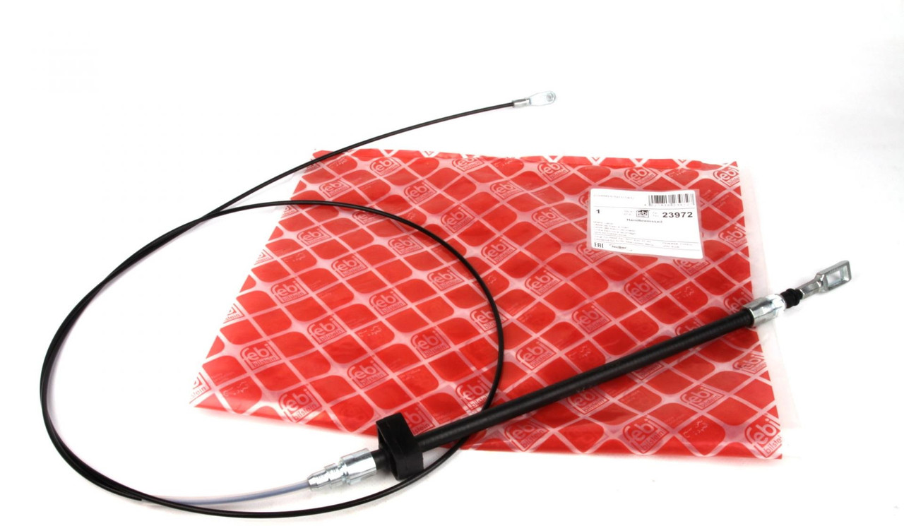 Трос ручний (середня база) MB Sprinter 208-416, VW LT 28-46 1996-2006 — Febi (Німеччина) — 23972