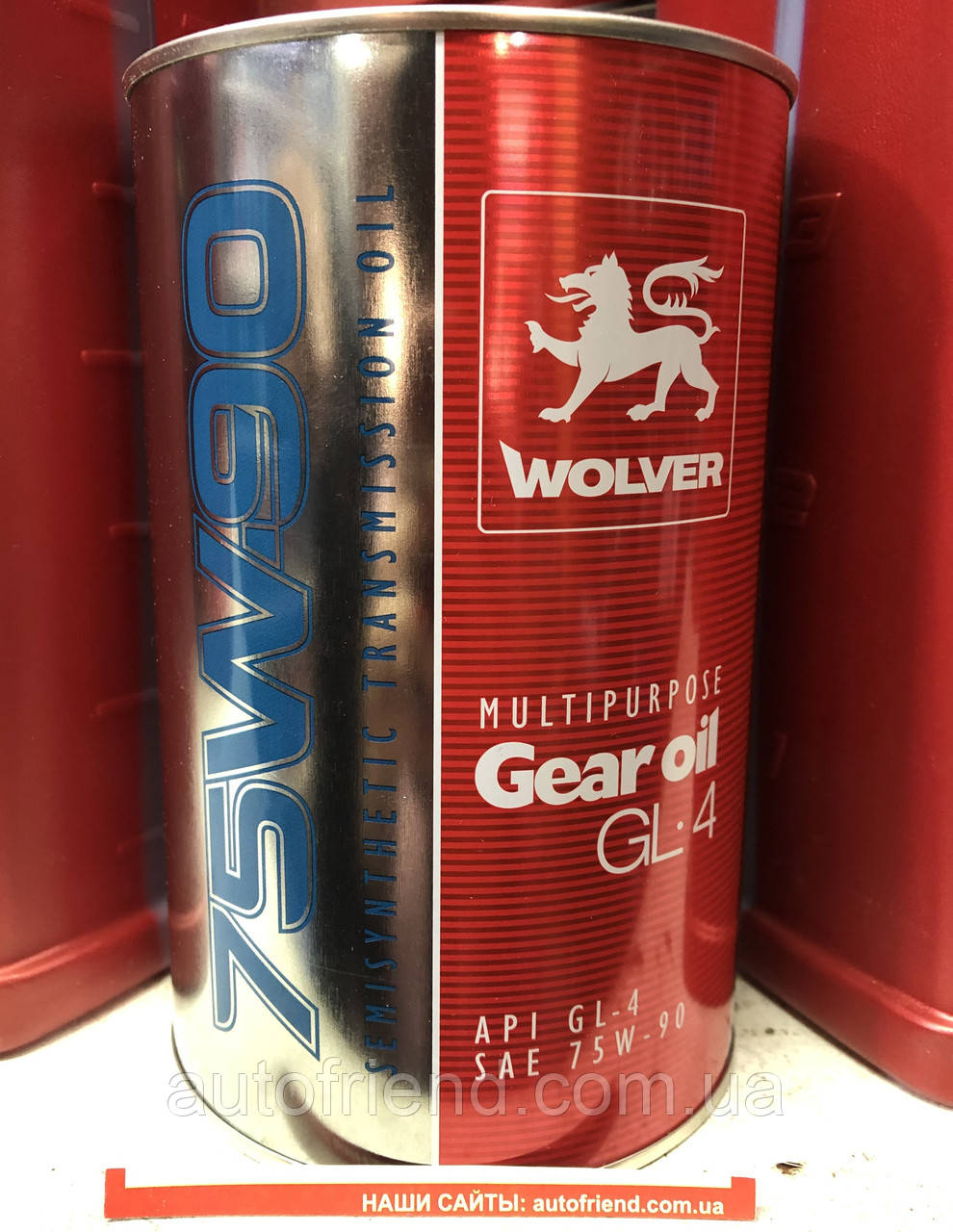 WOLVER MULTIPURPOSE GEAR OIL 75W90 GL-4 1л - фото 1 - id-p1264393633