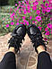 Кросівки шкіряні жіночі замшеві на платформі осінь-весна молодіжні стильні зручні комфортні чорні 39 розмір M.KraFVT 2142 2024, фото 9