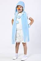 Детский карнавальный костюм для мальчика Снеговик№1 (мех)