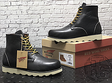 Зимові чоловічі черевики Red Wing USA Rover 6-inch boot 8424890 Black 2951 (иск. мех), фото 3
