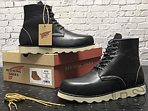 Зимові чоловічі черевики Red Wing USA Rover 6-inch boot 8424890 Black 2951 (иск. мех), фото 5