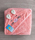 Полотенце куточок для купання новонароджених Мілашка Мікрофібра преміум, фото 8