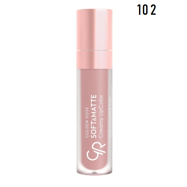 Кремова матова помада для губ Golden Rose Soft & Matte Creamy Lipcolor, фото 1