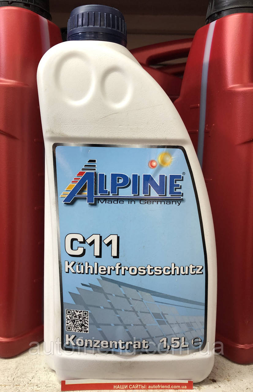 Alpine C11 G11 Kühlerfrostschutz синий концентрат 1,5л