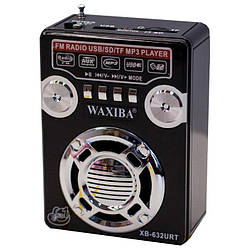 Радіоприймач WAXIBA XB-632URT FM/AM/SW/USB/microSD(TF) LED ліхтарик