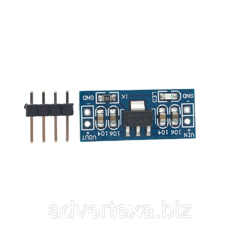 Понижуючий перетворювач напруги AMS1117-5.0 V